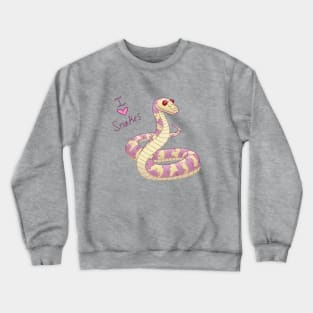 I (Heart) Snakes! Crewneck Sweatshirt